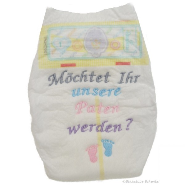 Windel Taufe Paten